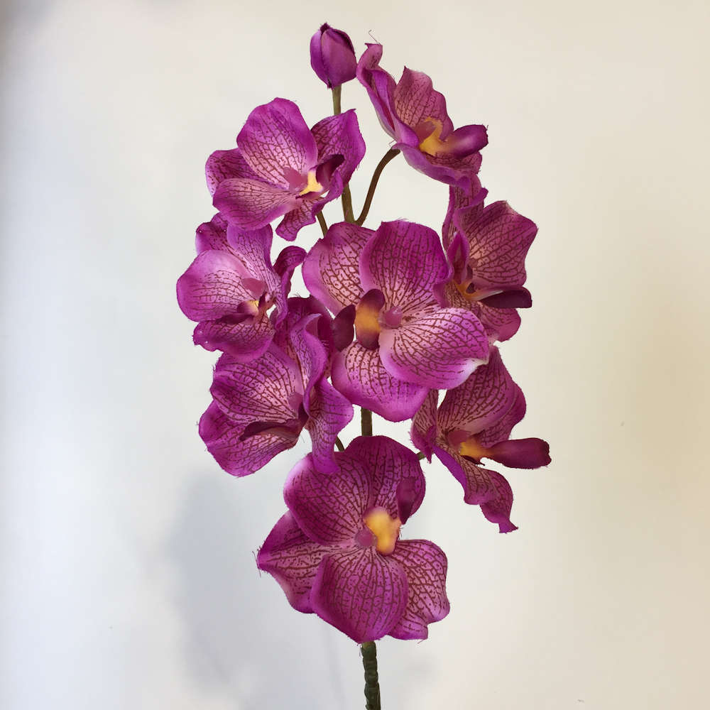 Орхидея малиновая искусственная