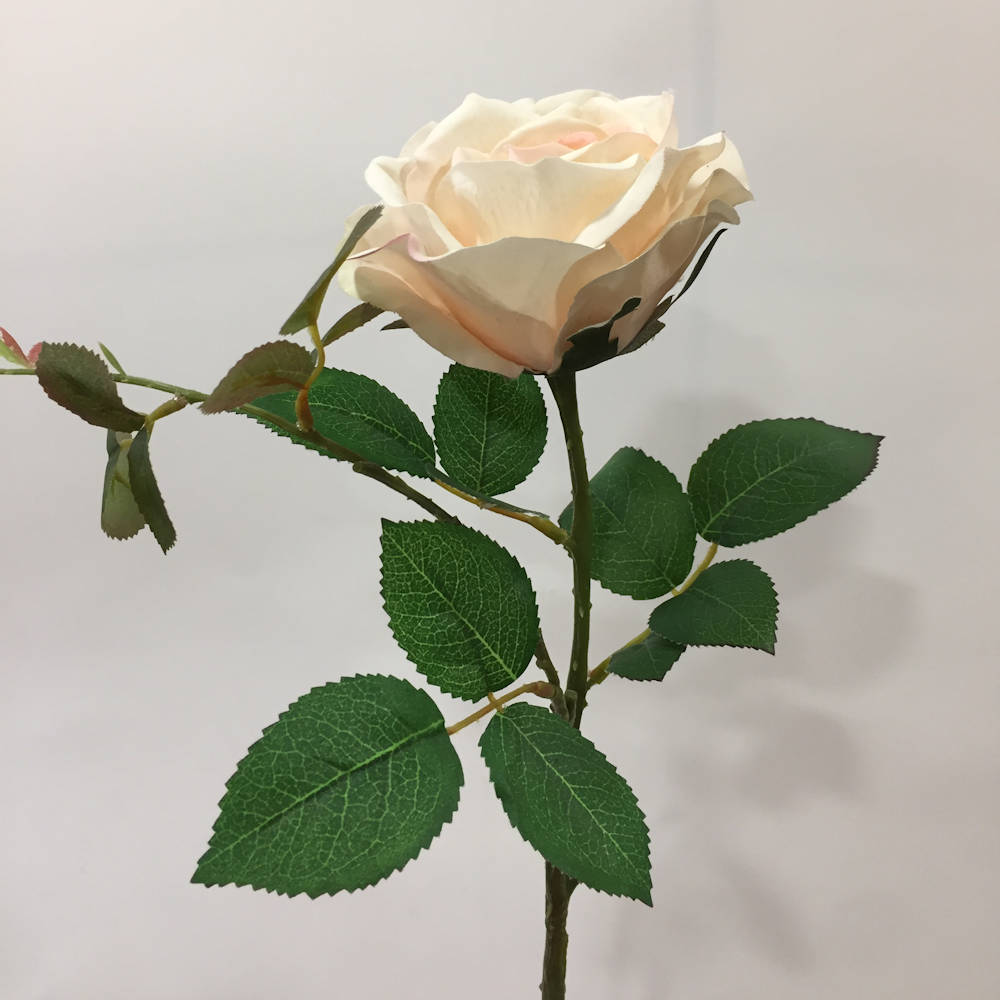Роза персиковая искусственная