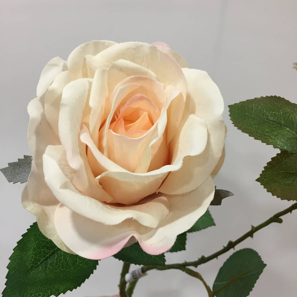 Роза персиковая искусственная