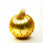 Елочное украшение Стеклянный шар Версаль (полосы)