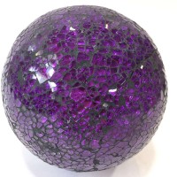 Декоративный шар фиолетовый